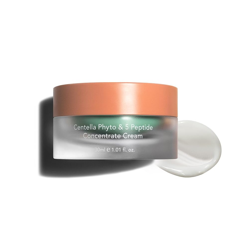 Wonder Centella Phyto & 5 Peptide Concentrate Cream, Daily & Night Cream, Nourishing, Wrinkles Improvement for All Skin Types, Vegan, Cruelty-Free 1.01 Fl. Oz