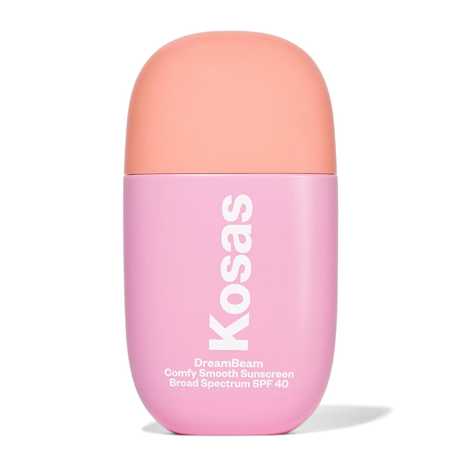 Dreambeam Mineral Sunscreen SPF 40 - Smooth Liquid Sun Protection for Face - Lightweight Makeup Base W/Hyaluronic Acid, Ceramides & Peptides - Subtle Radiant Finish, Original, 40 Ml