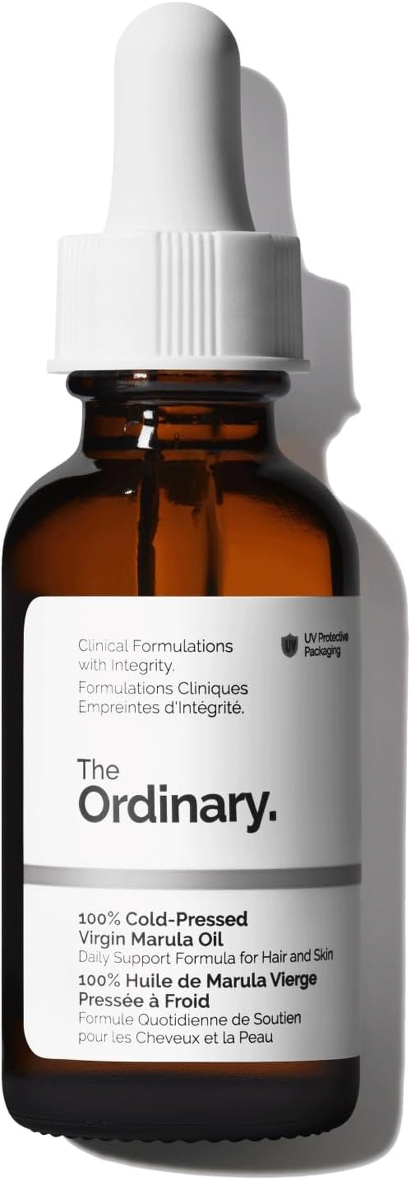 The Ordinary 100% Cold-Pressed Virgin Marula Oil, Antioxidant-Rich, Unrefined Oil for Radiant Skin, 30Ml