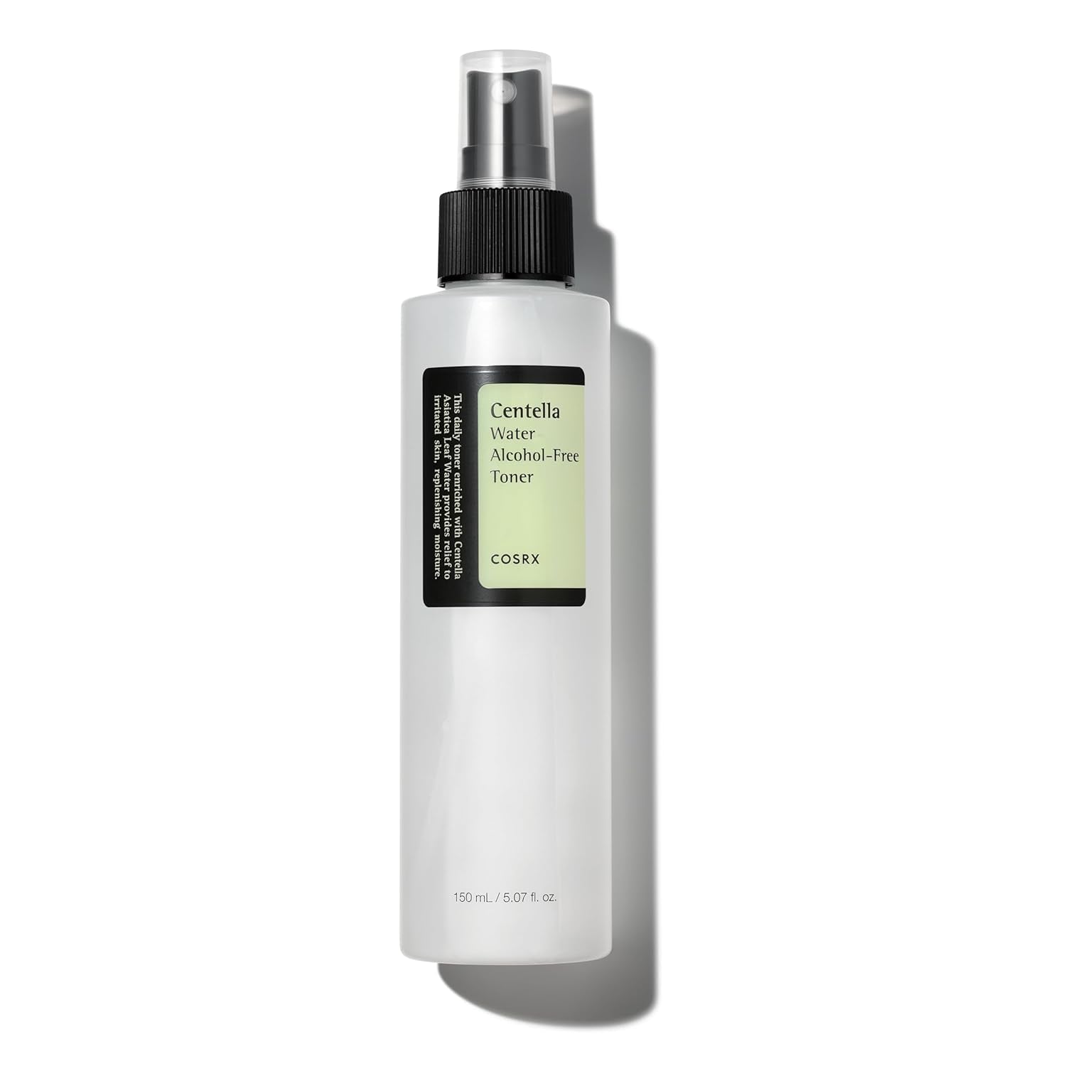 Alcohol-Free Cica Toner, 150Ml / 5.07 Fl.Oz | Spray-Type Korean Toner with Centella Asiatica for Hydrating & Soothing Redness | Korean Skin Care, Not Tested on Animals, Paraben Free