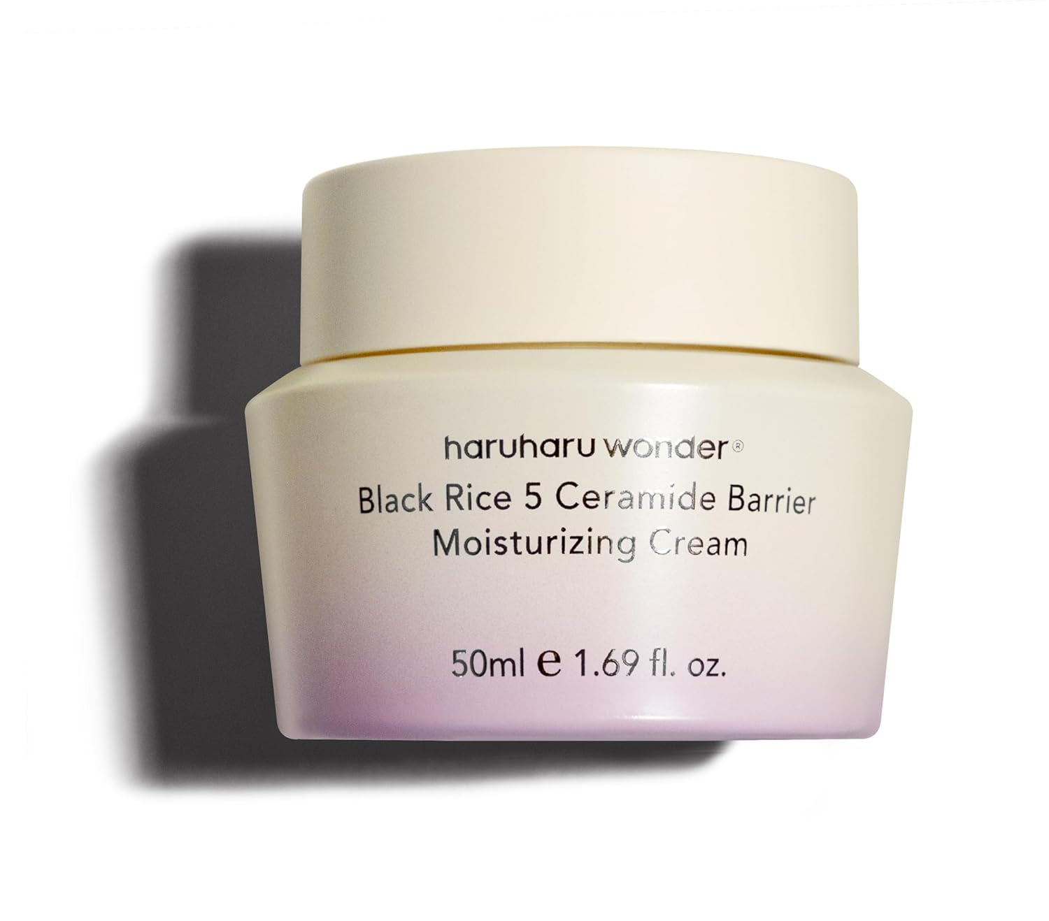 Wonder Black Rice 5 Ceramide Barrier Moisturizing Cream, Daily Skin Barrier Care, Long-Lasting Hydration, Soothing & Nourishing, Ceramide Capsules, Korean Skincare 50Ml