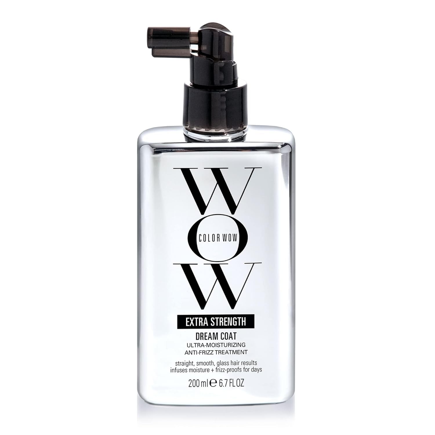 COLOR WOW Extra Strength Dream Coat – Powerful Ultra Moisturizing, anti Humidity Treatment for Extremely Frizz Prone Hair| Glassy Smooth, Straight + Resistant Styles up to 3-4 Washes