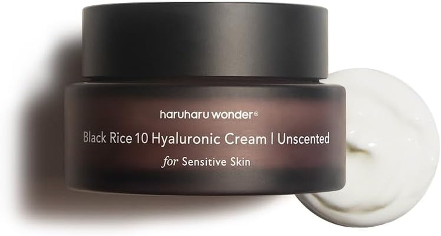 Wonder Black Rice 10 Hyaluronic Cream Unscented, 50Ml, Face Moisturizer, Vegan, Cruelty Free, Daily Skincare