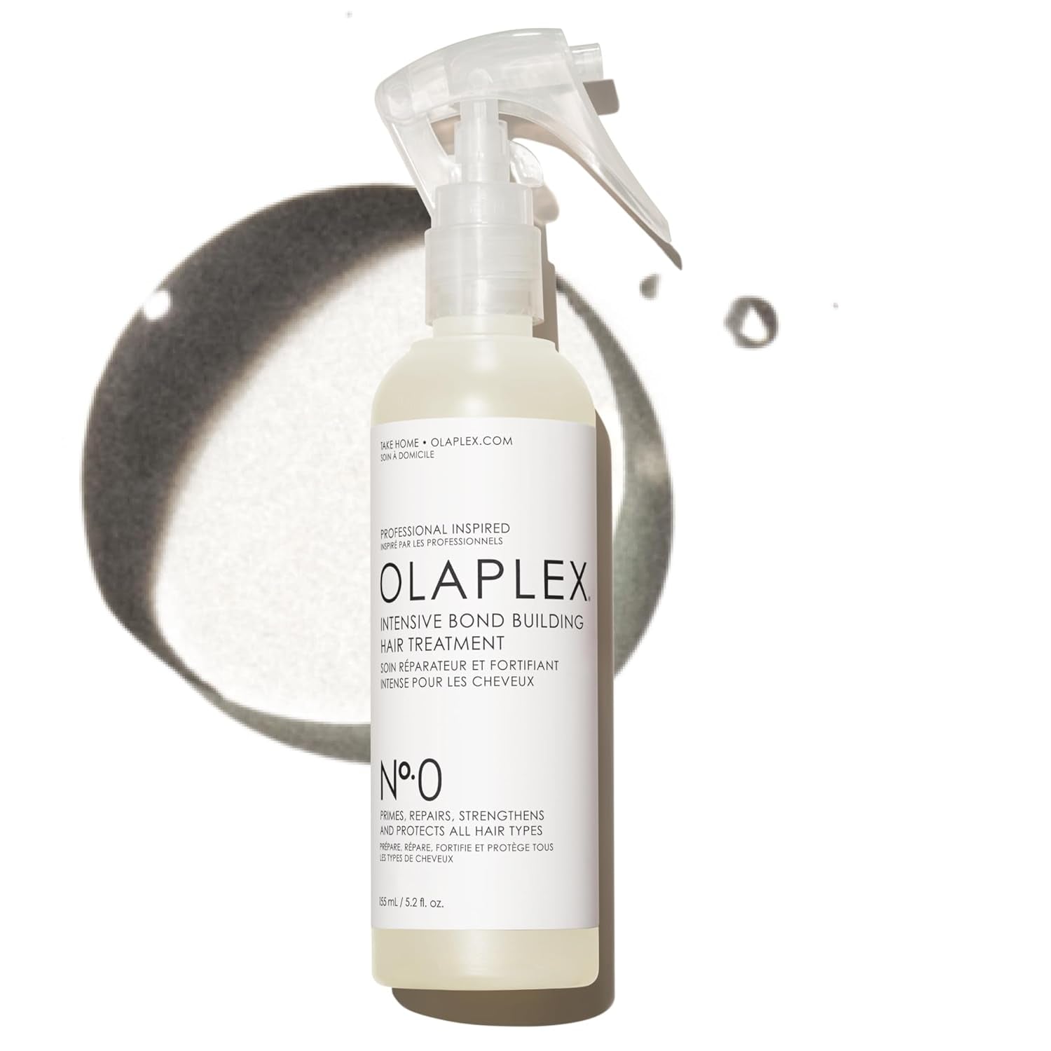 No. 0 Intensive Bond Building Hair Treatment, Repairs, Protects, & Strengthens All Hair Types, 5.2 Fl Oz