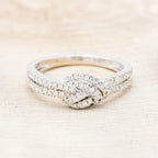 Silver Color Knot Rings for Women Luxury Inlaid Cubic Zirconia Newly Wedding Rings Fashion Female Accessory Trend Jewelry
