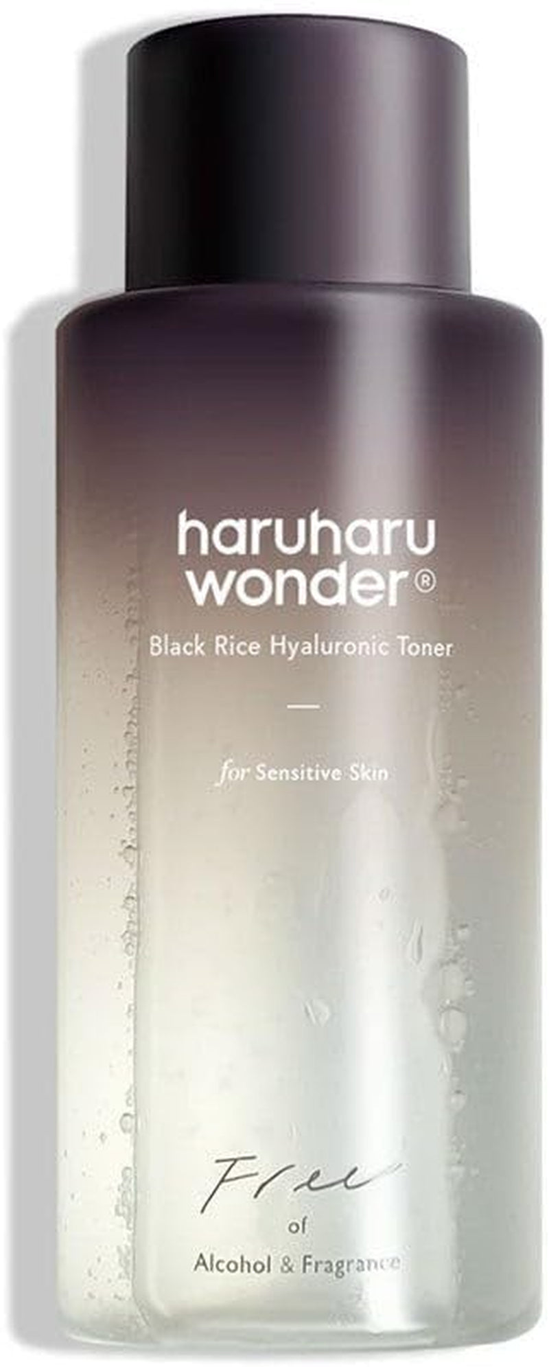 Haruharu Wonder Tónico Facial Hidratante Para Pieles Sensibles Con Ácido Hialurónico Y De Arroz Negro, Para Todas Las Pieles, Skincare Coreano, Mejora Textura De La Piel, Libre Crueltad Animal, 150Ml