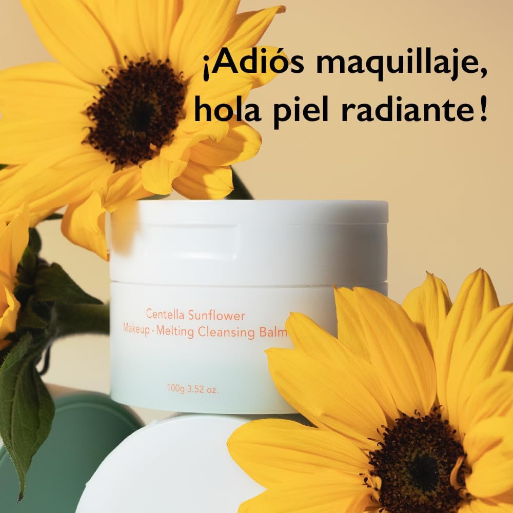 Centella Sunflower - Bálsamo Limpiador De Maquillaje Para Derretir El Maquillaje, 100 G