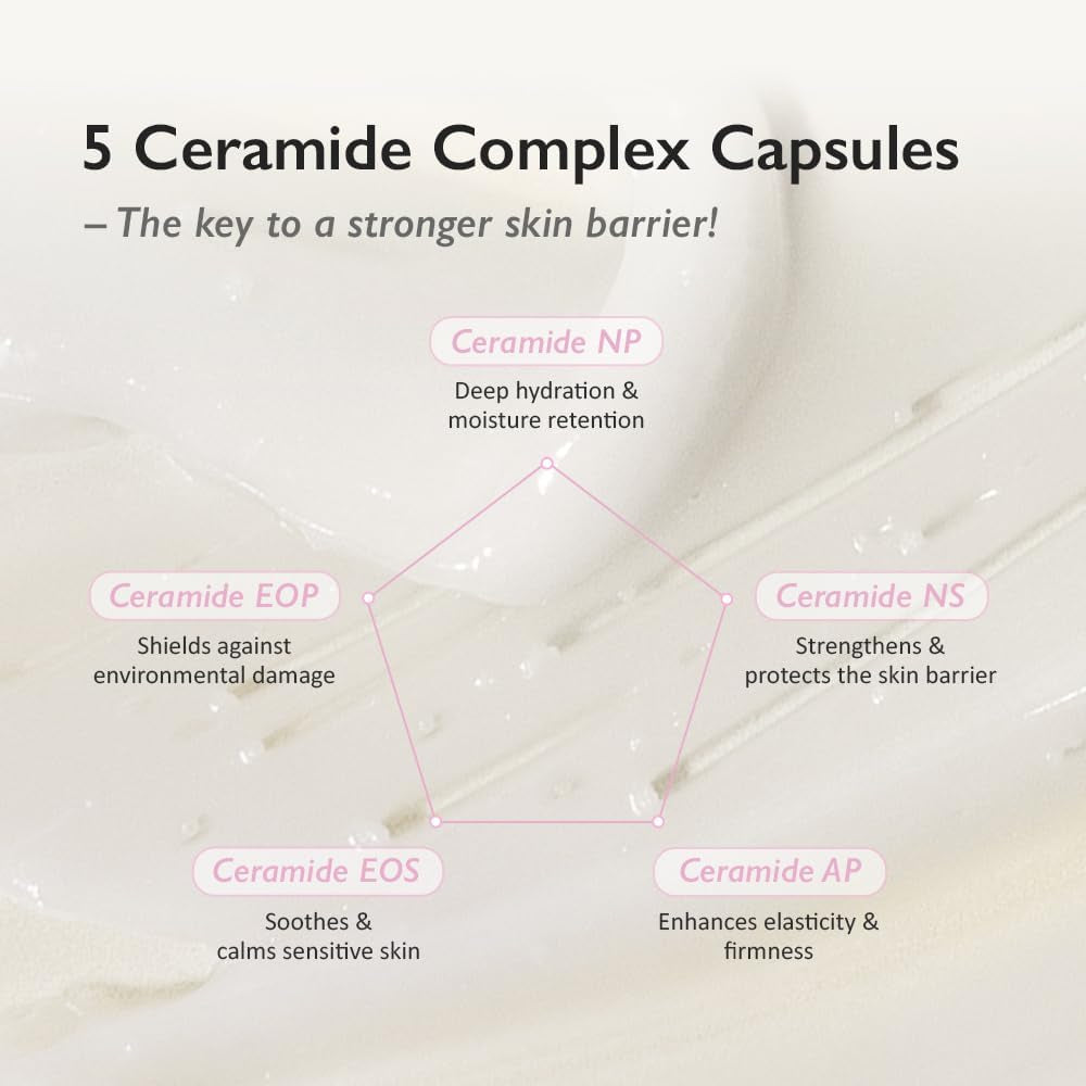 Haruharu Wonder Black Rice 5 Ceramide Barrier Crema Hidratante, Cuidado Diario De Barrera De La Piel, Hidratación De Larga Duración, Soothing & Nourishing, Cápsulas De Ceramida, Cuidado De La Piel