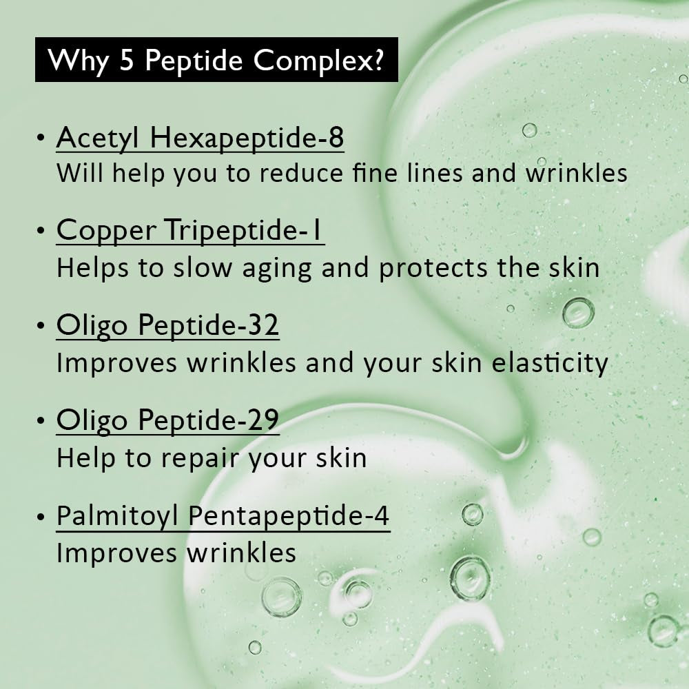 Wonder Centella Phyto & 5 Peptide Concentrate Cream, Daily & Night Cream, Nourishing, Wrinkles Improvement for All Skin Types, Vegan, Cruelty-Free 1.01 Fl. Oz