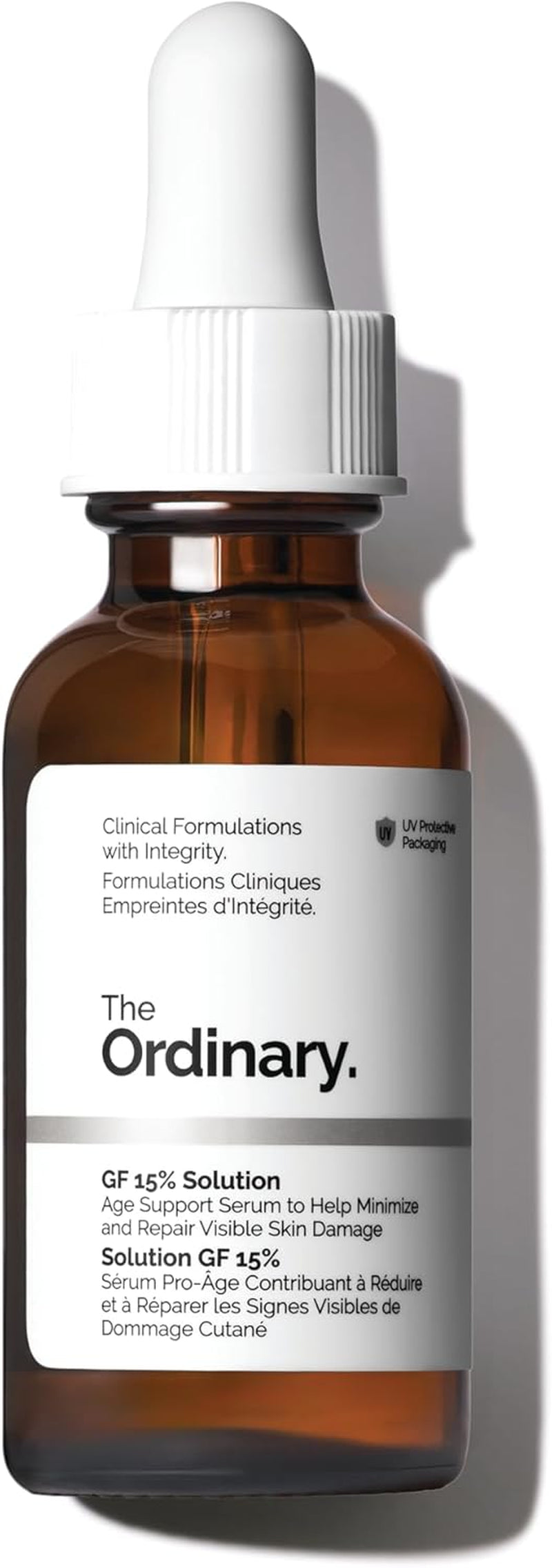 The Ordinary GF 15% Solution, Anti-Aging Formula for Visible Skin & Wrinkle Repair, 30Ml
