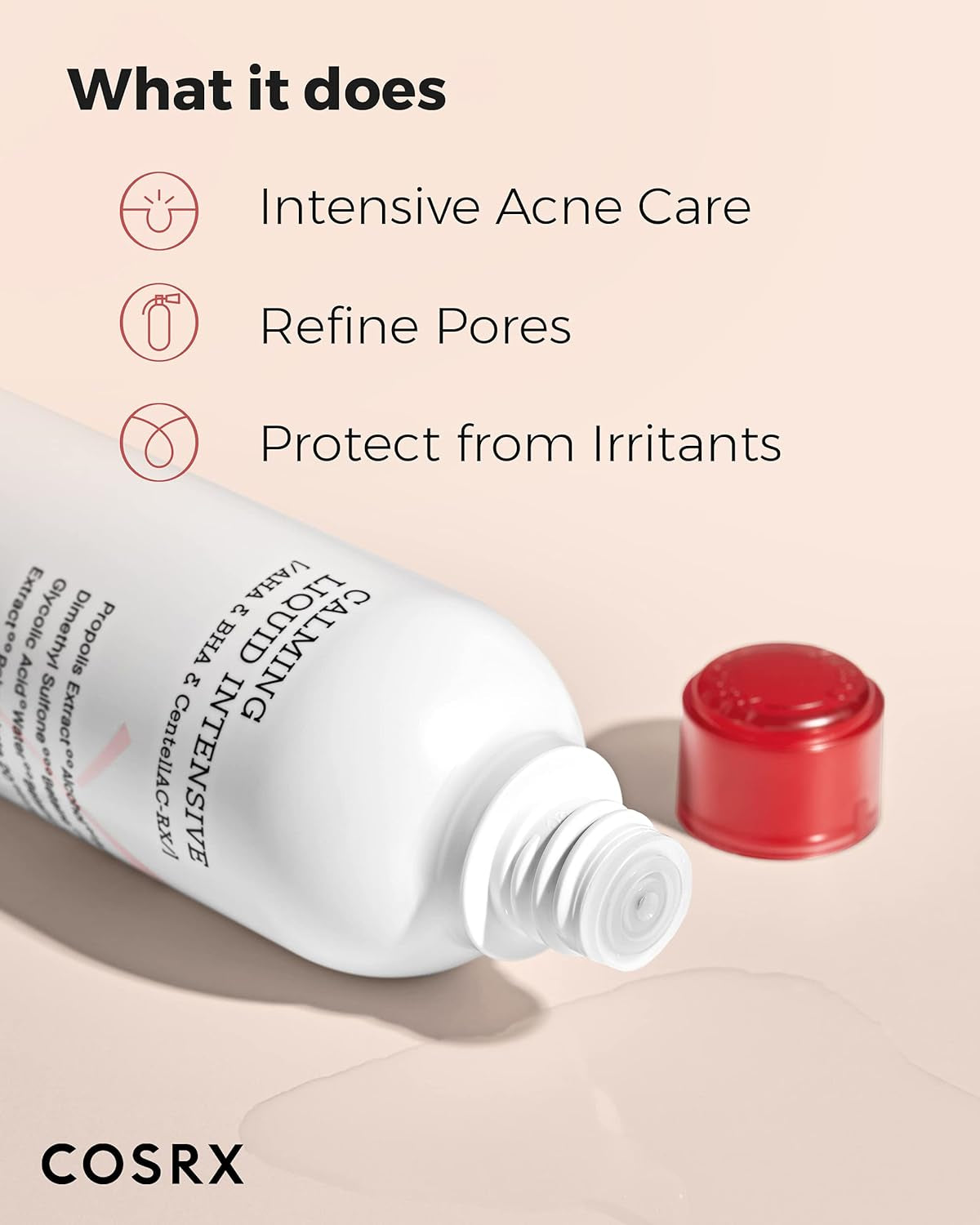 AC Collection Acne Calming Liquid Intensive, 4.22 Fl.Oz / 125Ml | AHA, BHA Toner for Acne Prone Skin, Animal Testing Free, Parabens Free, Korean Skin Care