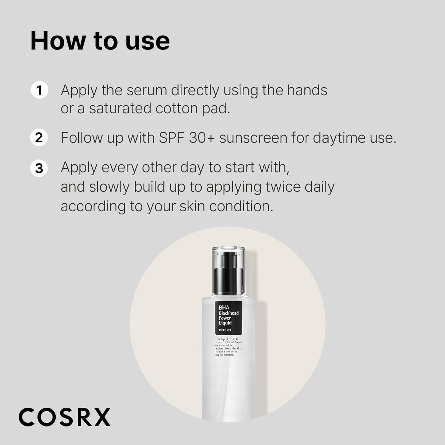 Niacinamide 2% + BHA 4% Blackhead Exfoliant Toner 3.38 Fl.Oz / 100Ml, Korean Toner, Blackhead Remover, Pore Minimizer for Enlarged Pores, for All Skin Types, Korean Skin Care