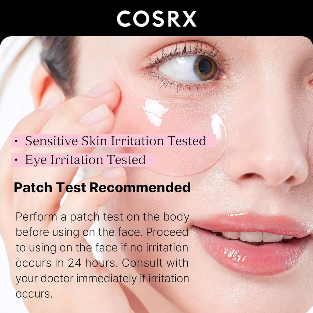 under Eye Mask, Peptide Collagen Hydrogel Eye Patch for Puffy Eyes and Dark Circles, 60 under Eye Patches, Korean Skin Care