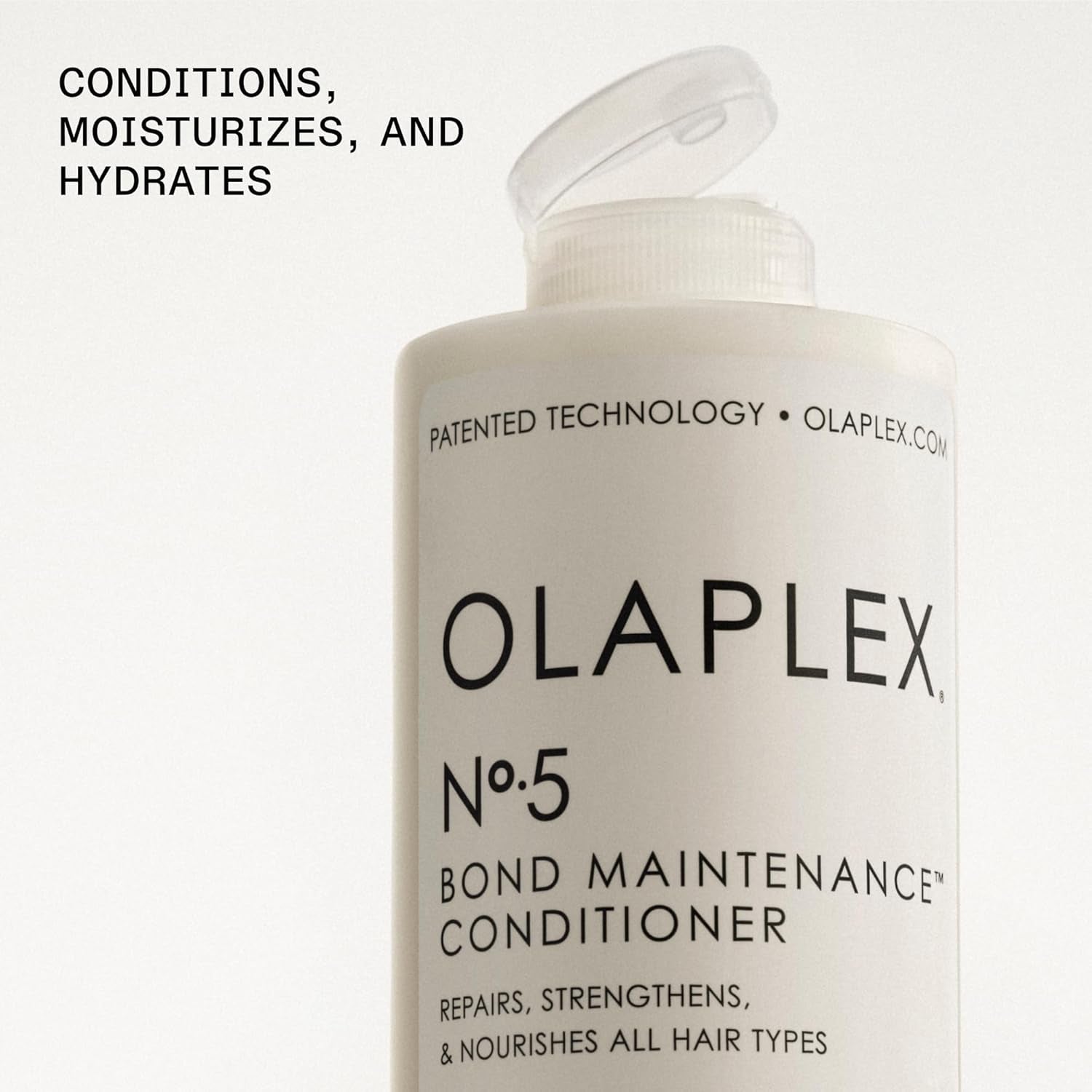 No. 5 Bond Maintenance Conditioner, Repairs, Strengthens, & Nourishes All Hair Types, Leaving Hair Feeling Soft & Adds Shine, 8.5 Fl Oz