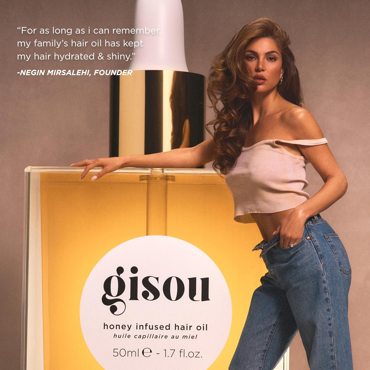 Honey Infused Hair Oil, Award-Winning Hydration, Frizz Control & Shine Treatment, Mirsalehi Honey & Botanical Oils, Heat Protection up to 450°F, Lightweight Non-Greasy Oil for All Hair Types​