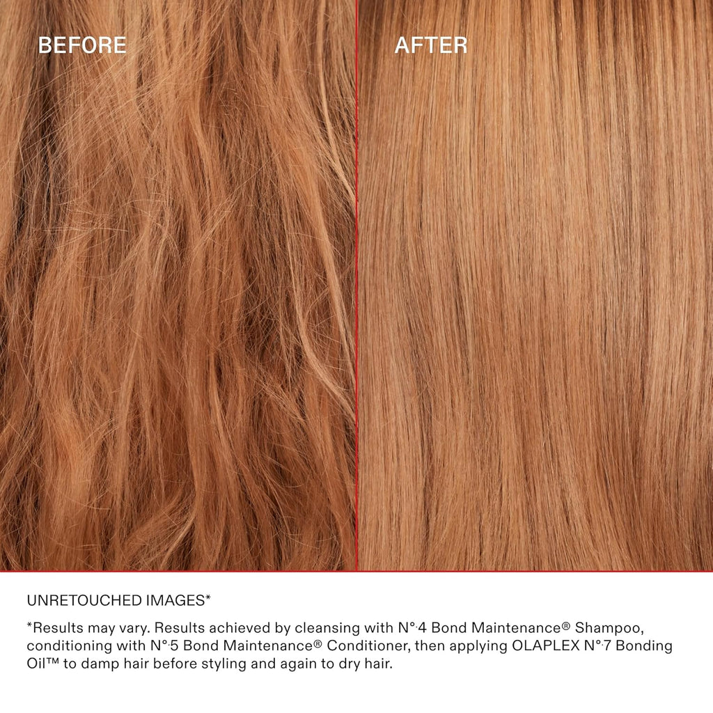 No. 7 Bonding Oil, Concentrated High Shine Oil, Heat Protectant, Visibly Smooths & Softens Hair, Added Color Vibrancy, up to 72 Hour Frizz Control, for All Hair Types, 1 Fl Oz