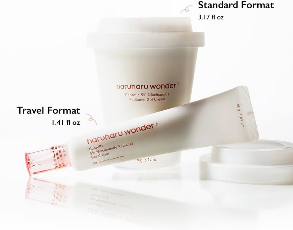 Haruharu Wonder Centella 5% Niacinamide Radiance Gel Cream 1.41 Fl Oz