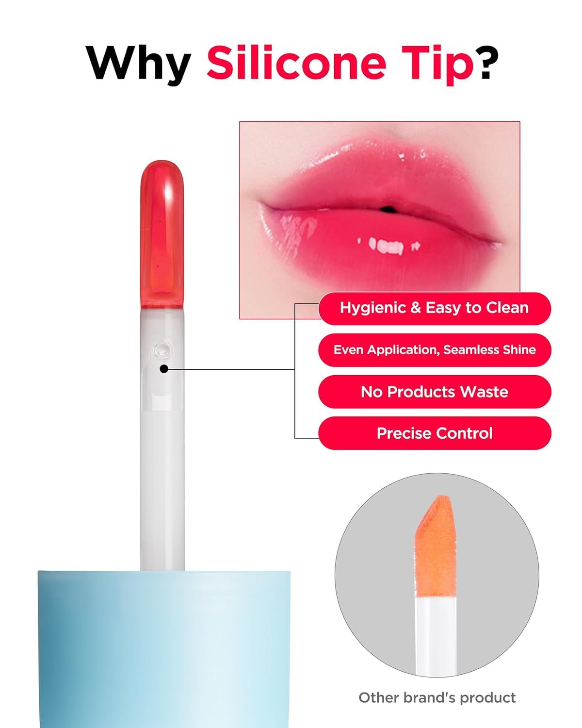 Juicy Berry Plumping Lip Oil 15 Coral Soda – Korean Vegan Hydrating Lip Oil with Plant Oils for High Shine Gloss - Non Sticky Formula for All Skin Tones, 0.12 Fl.Oz.