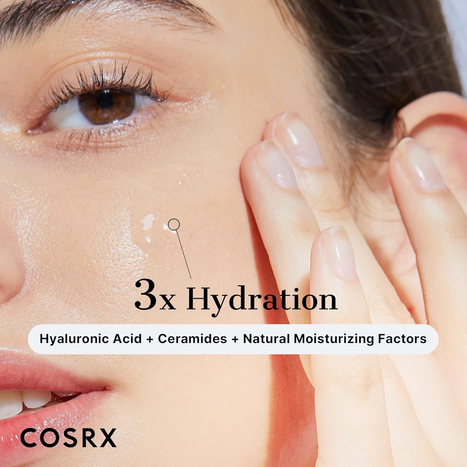 Pure Sodium Hyaluronic Acid 3% Serum, Hydration & Moisture Boosting Facial Serum for Fine Lines & Wrinkles, Plump & Repair Dry Skin, 0.67Fl.Oz/20Ml, No Artificial Fragrance, Korean Skin Care