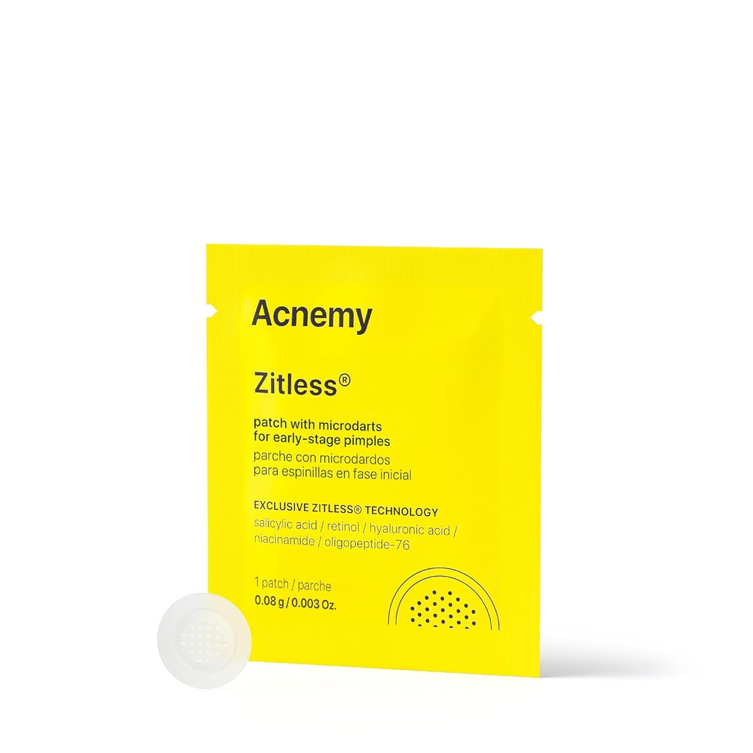 ZITLESS® - 5 X Patches with Microdarts for Early-Stage Pimples
