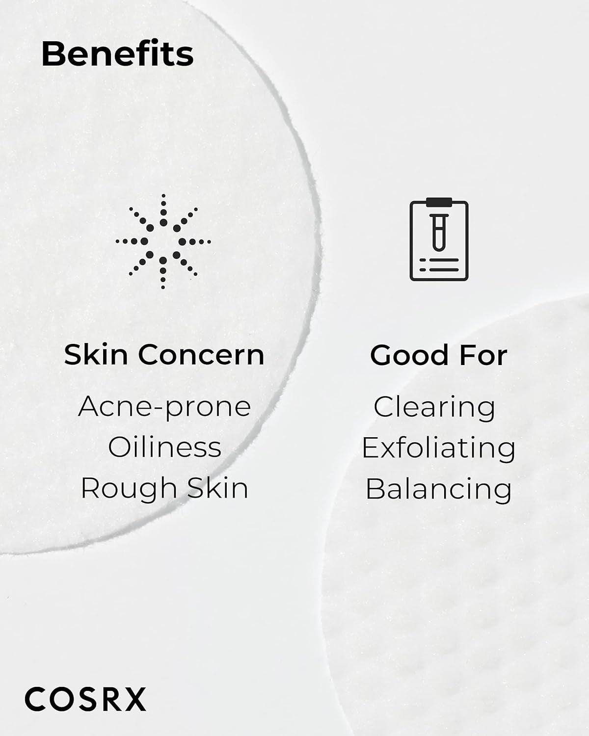 BHA Toner Pads, 70 Sheets, Exfoliating Pads for Dead Skin & Blackheads, Minimize Pores, Prevent Breakouts, Improve Skin Texture, Korean Skin Care
