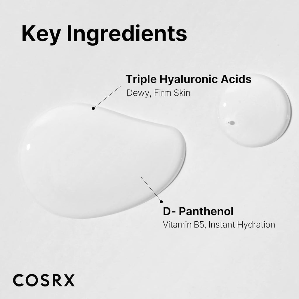 Hydrium Triple Hyaluronic Moisture Ampoule, 40Ml / 1.35 Fl.Oz | Hyaluronic Acid Viscous Serum | Korean Skin Care, Animal Testing Free, Paraben Free