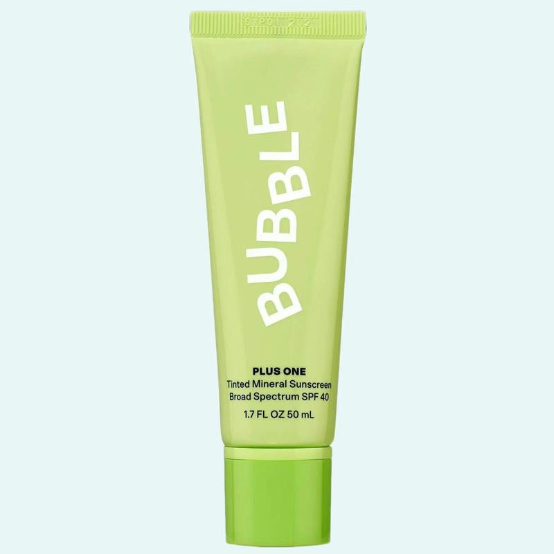 Bubble Skincare plus One Tinted Daily Mineral Sunscreen, Broad Spectrum SPF 40
