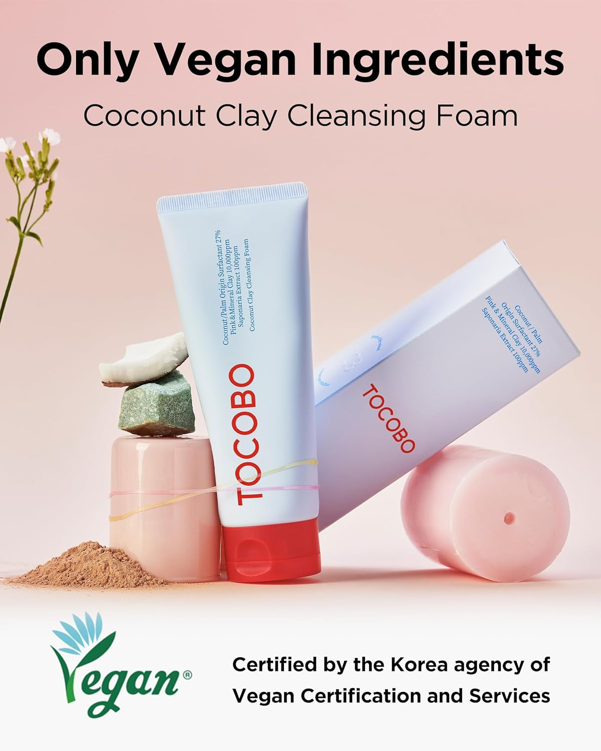 TOCOBO Coconut Clay Cleansing Foam (150 Ml)