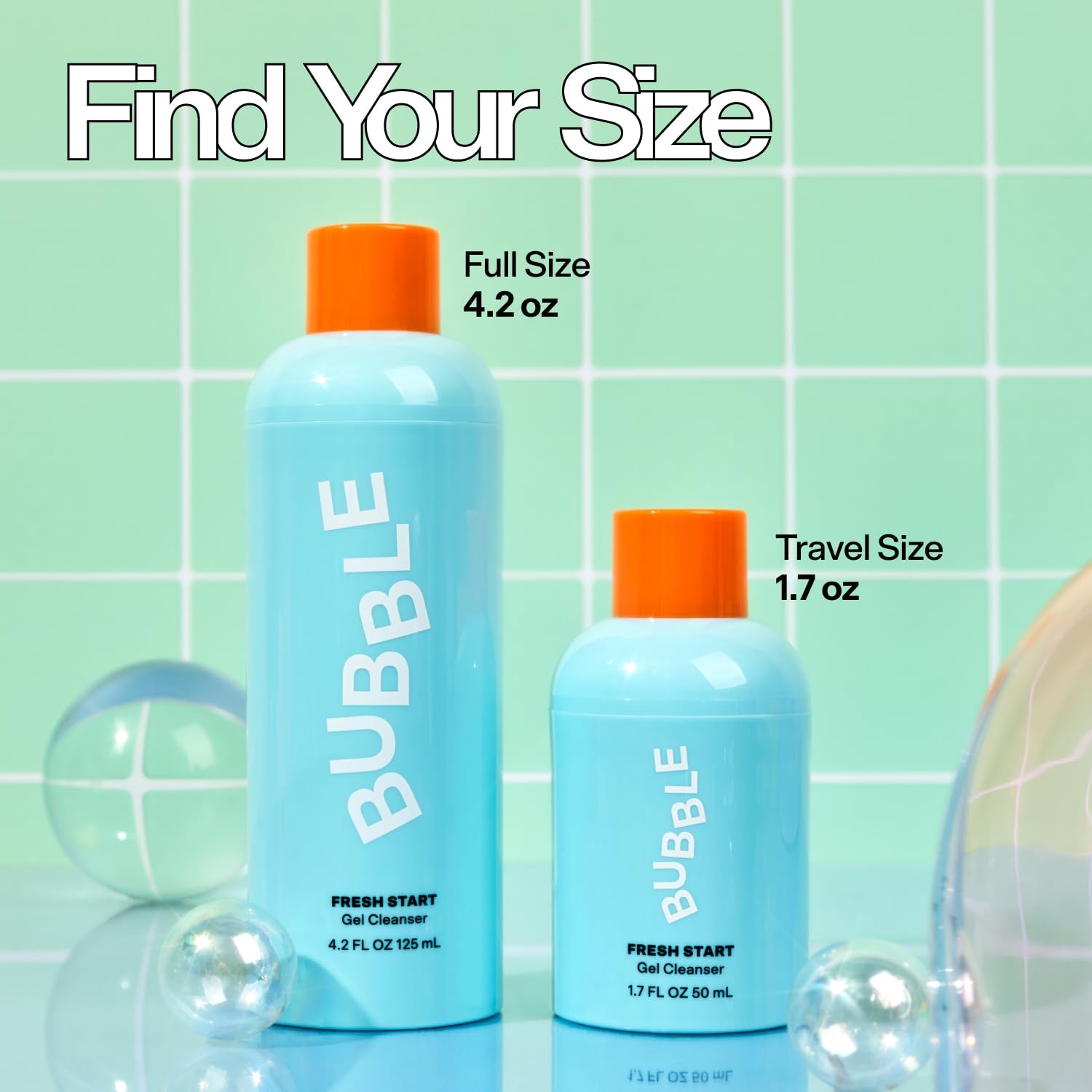Fresh Start Gel Face Wash - Gentle PHA Exfoliating Facial Cleanser to Reduce Oil + De-Clog Pores - Daily Face Cleanser with Aloe Vera to Soothe Sensitive Skin - Vegan Skin Care (125Ml)