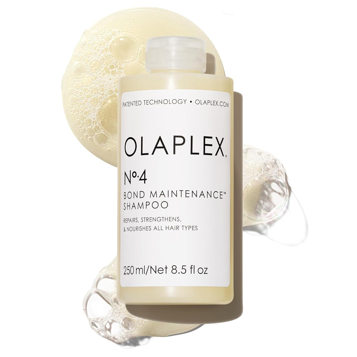 No. 4 Bond Maintenance Shampoo, Repairs, Strengthens, & Nourishes All Hair Types, Adds Shine & Leaves Hair Feeling Soft, 8.5 Fl Oz