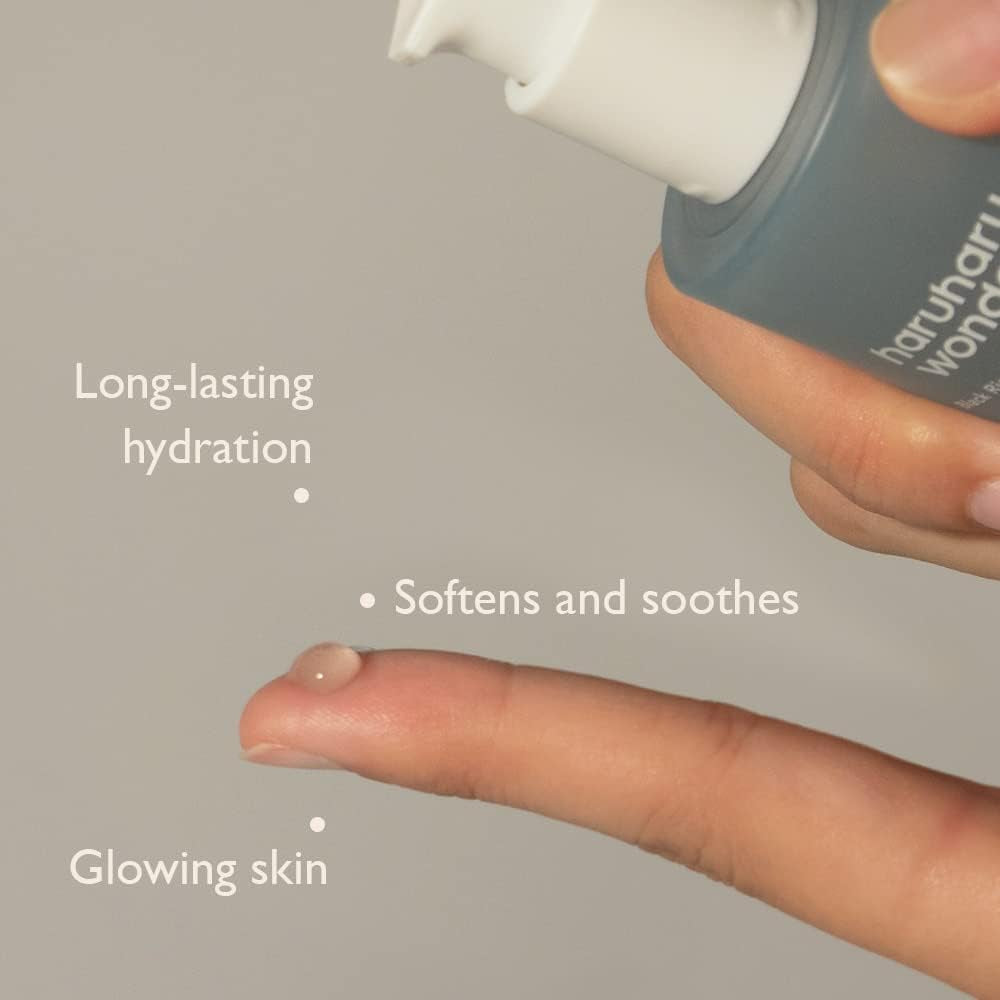 Haruharu Wonder Esencia Facial Con Ácido Hialurónico Y Arroz Negro | Hidratación Intensiva Para Una Piel Firme | Cruelty-Free, Vegano