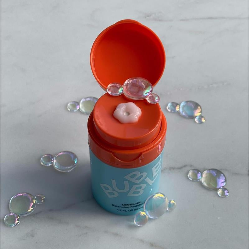 Bubble Skincare Level up Balancing Face Moisturizer - Hydrating Gel Moisturizer Formulated with Zinc PCA + Niacinamide for Improved Texture & Radiance - Skin Care for Oily or Combination Skin
