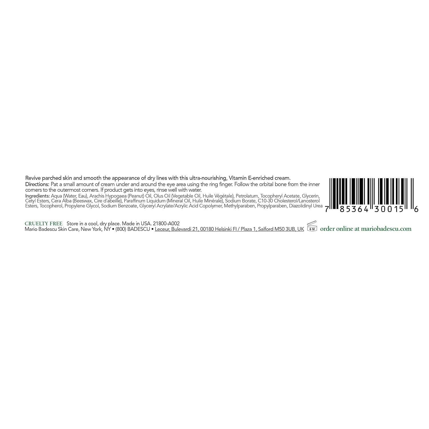 Mario Badescu Eye Cream anti Aging and under Eye Brightener Formulated with Rich Antioxidants, Moisturizing Eye Care Treatment for Wrinkles, Dark Circles and Puffiness
