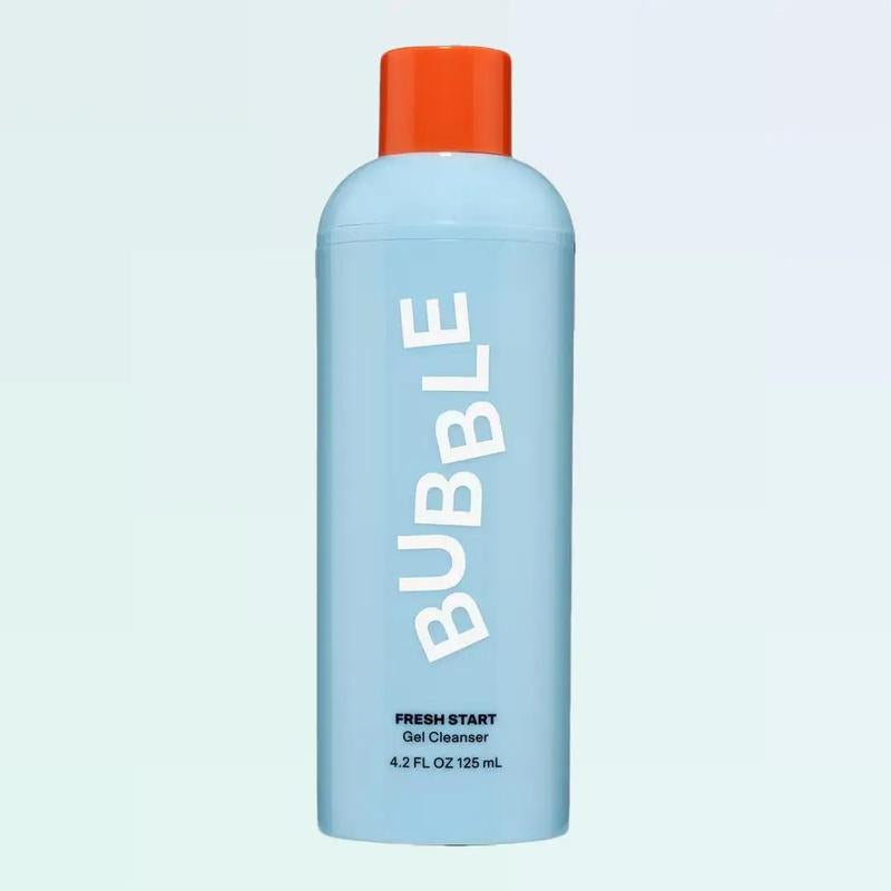 Bubble Skincare Fresh Start Gel Cleanser - Gentle Exfoliating Face Wash for Oily Skin - Formulated with Aloe Vera Juice + Caffeine to Protect and Soothe Complexion