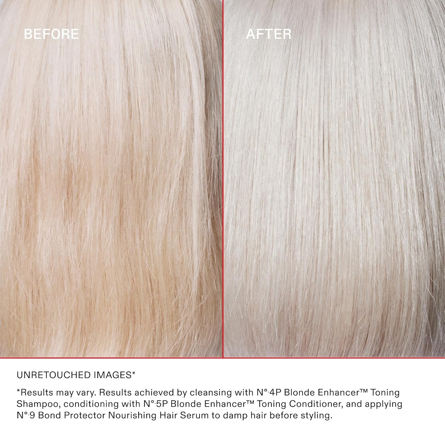 No. 4P Blonde Enhancer Purple Toning Shampoo, Repairs, Hydrates, & Brightens All Blonde, Lightened, & Grey Hair, 8.5 Fl Oz