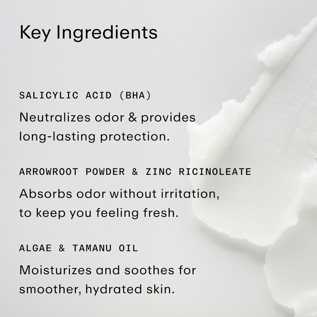Father Figure Natural Deodorant - 48 Hour Odor Protection Baking Soda Free & Aluminum Free Deodorant - Salicylic Acid, Arrowroot Powder & Tamanu Oil - No Residue or Irritation