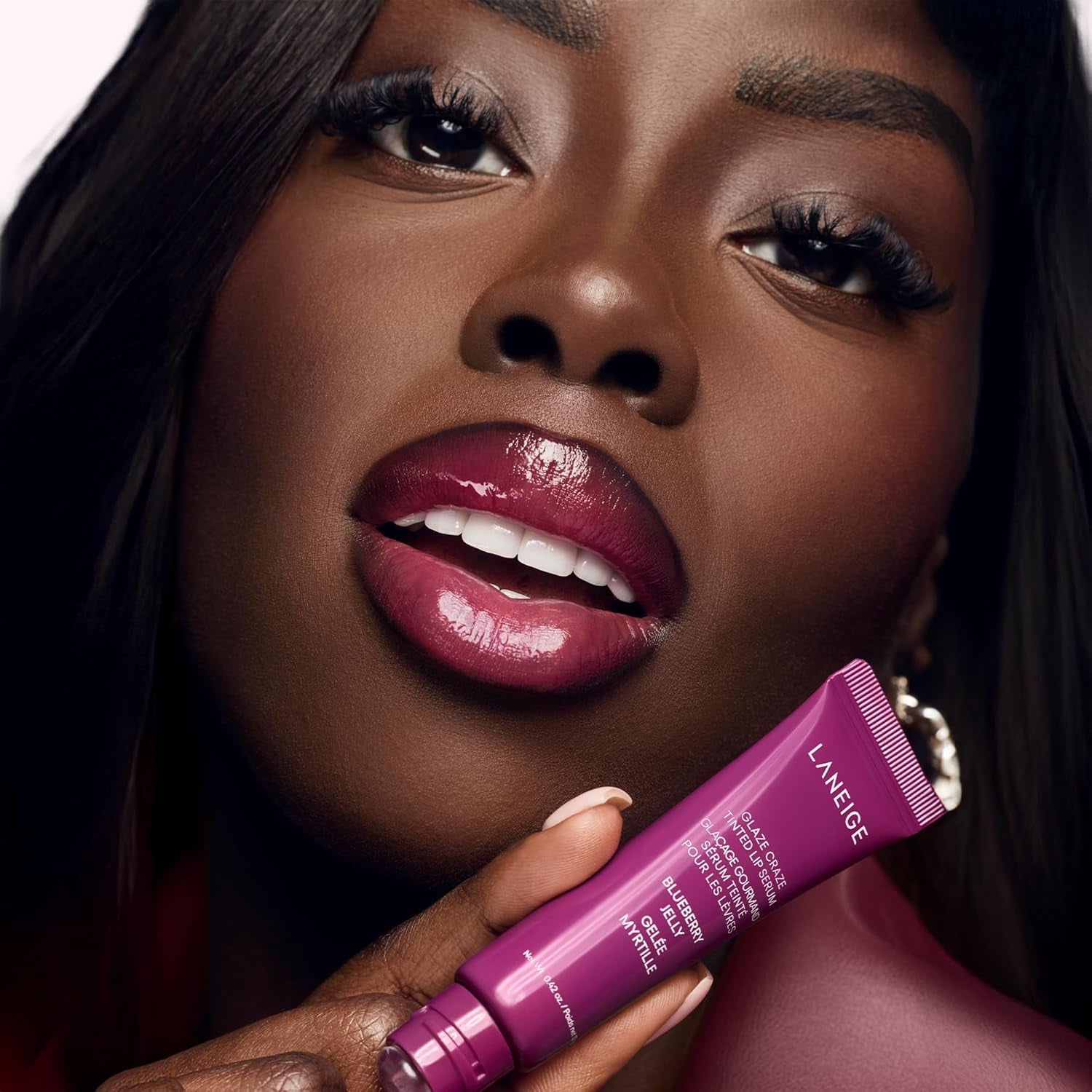 Glaze Craze Tinted Lip Serum: Hydrating Lip Serum for Glossy, Nourished Lips with Plumping Polypeptides