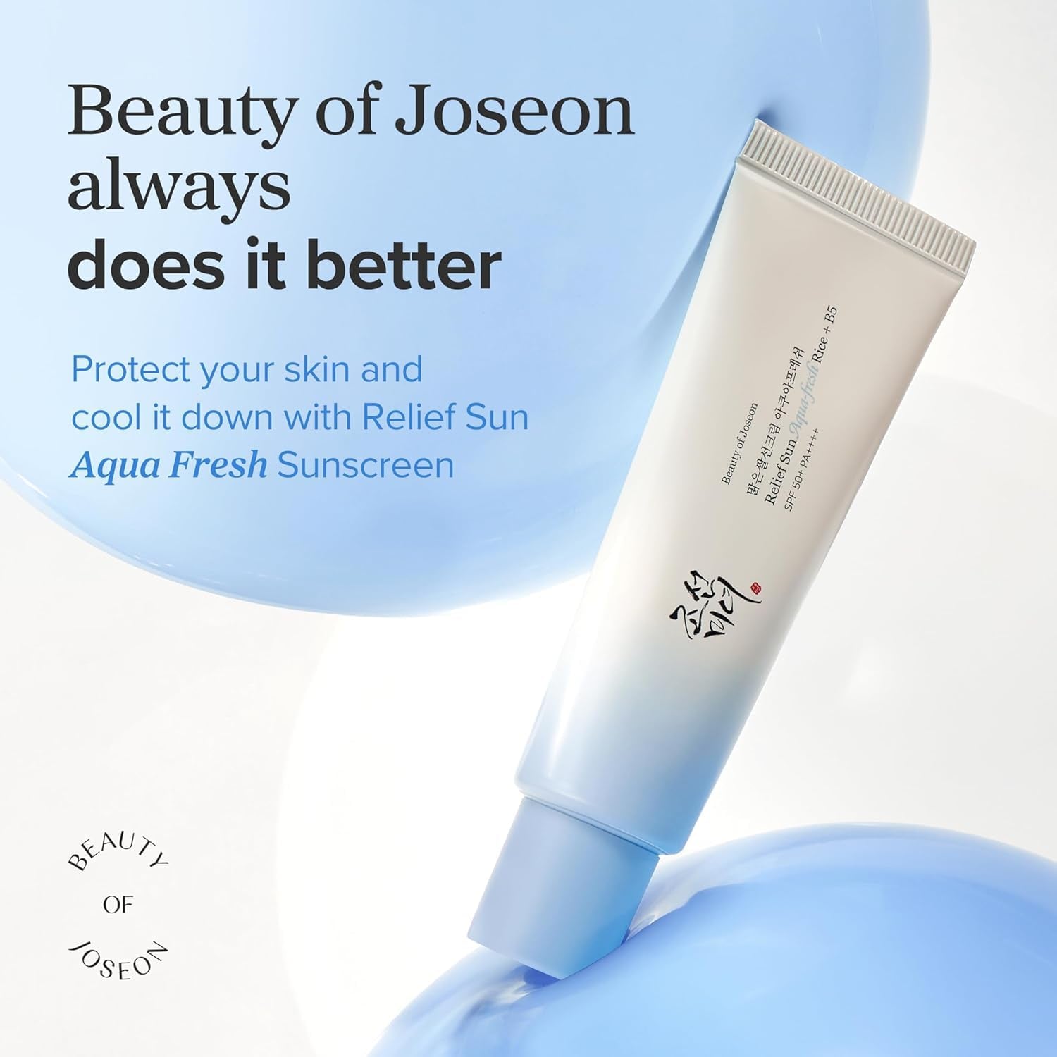 BEAUTY of JOSEON Relief Sun Aqua-Fresh Rice + B5 SPF 50+ PA++++ (50 Ml)
