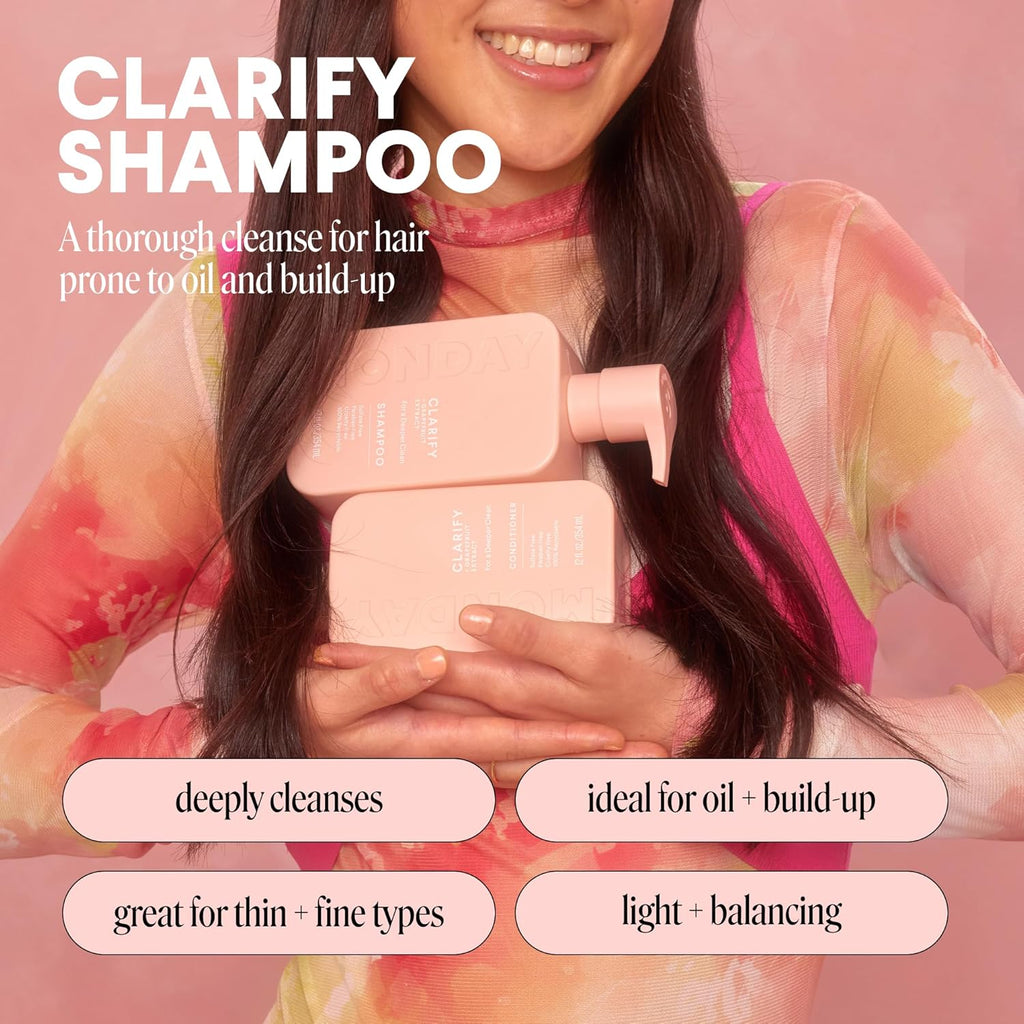 CLARIFY Shampoo with Grapefruit Extract & Ceramides for Oily Hair Prone to Build-Up 354 Ml