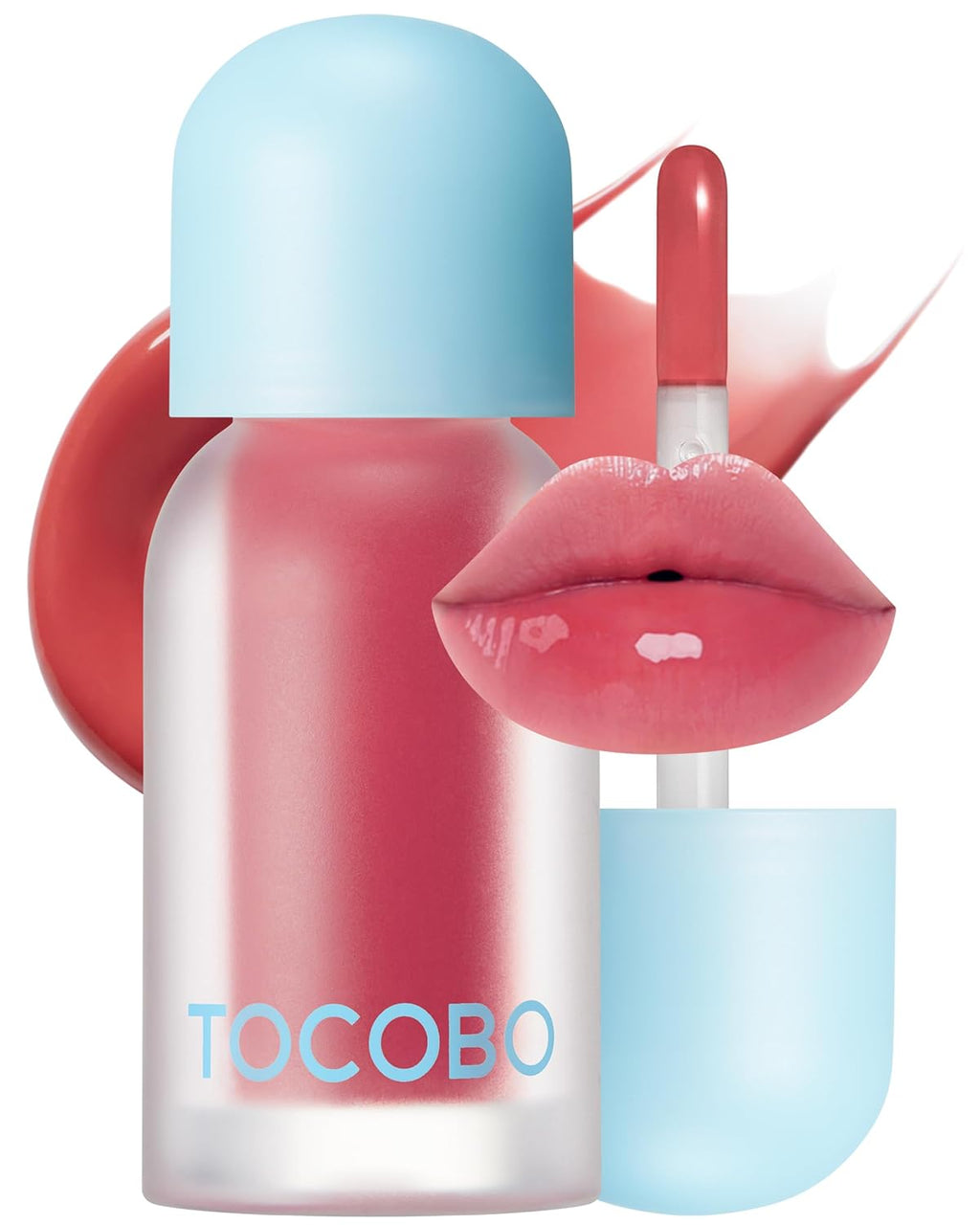 Juicy Berry Plumping Lip Oil 18 Cozy Pink – Korean Vegan Hydrating Lip Oil with Plant Oils for High Shine Gloss - Non Sticky Formula for All Skin Tones, 0.12 Fl.Oz.