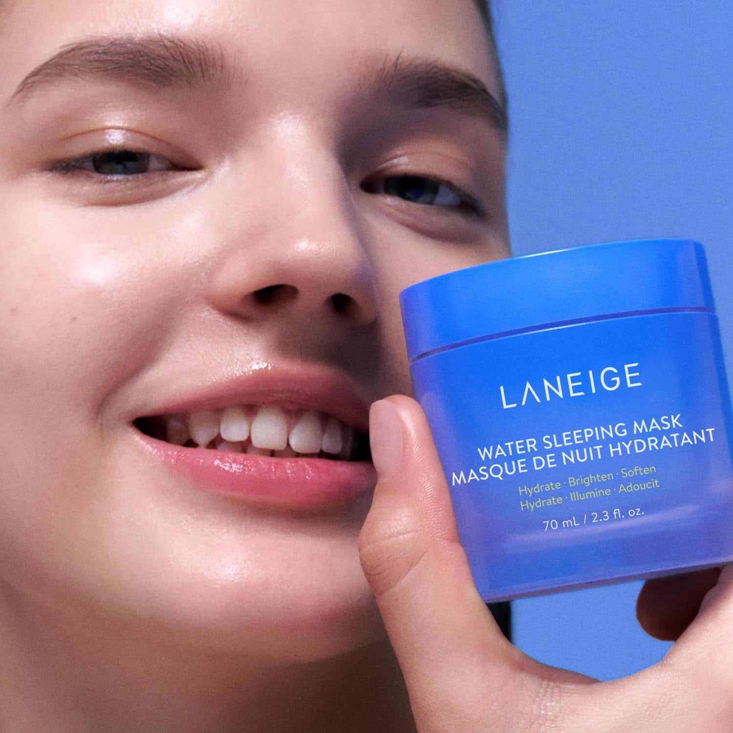 Water Sleeping Mask: Hydrating Korean Overnight Mask with Squalane & Probiotic-Derived Complex, for Bright, Glowing Skin & Barrier Support
