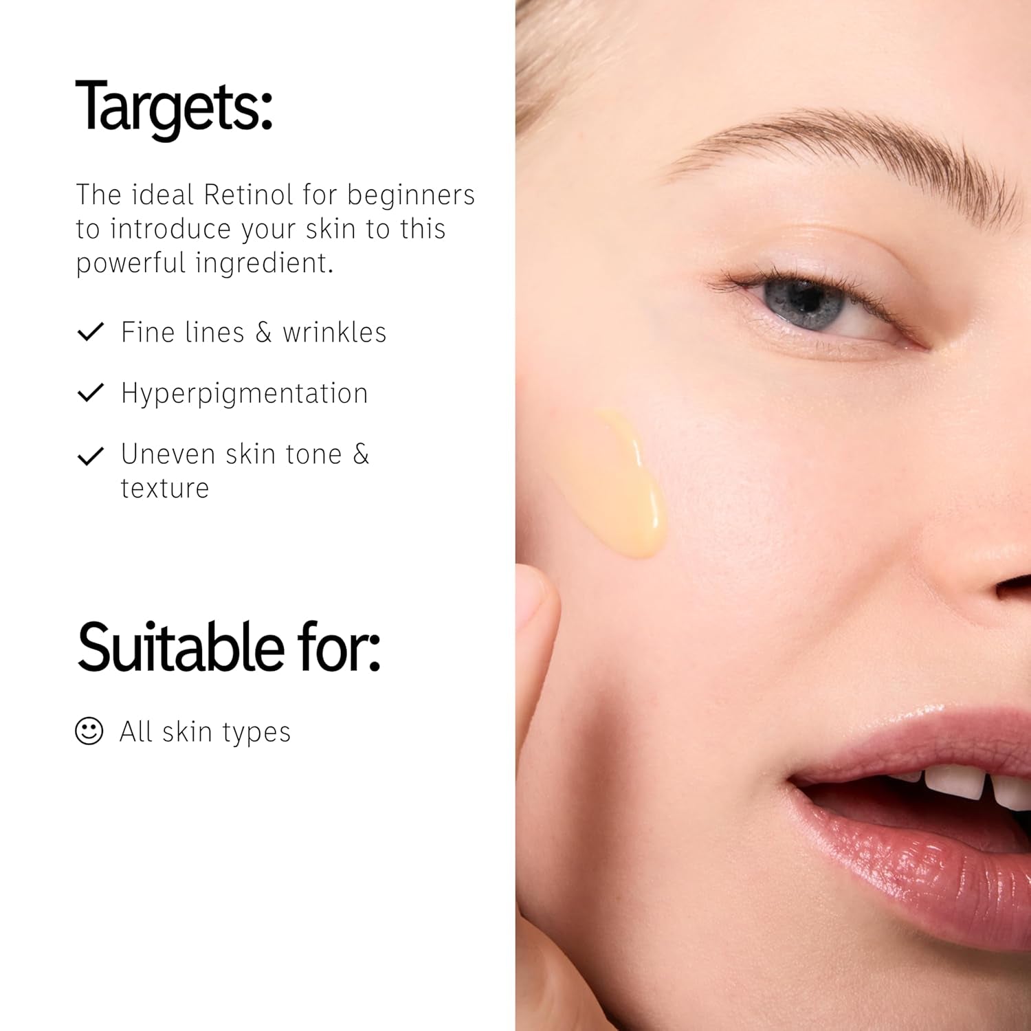 The INKEY List Retinol-Serum, 30 Ml, Reduziert Hyperpigmentierung, Anti-Aging-Hautpflege, Akne-Behandlung, Vegan, Geeignet Für Alle Hauttypen