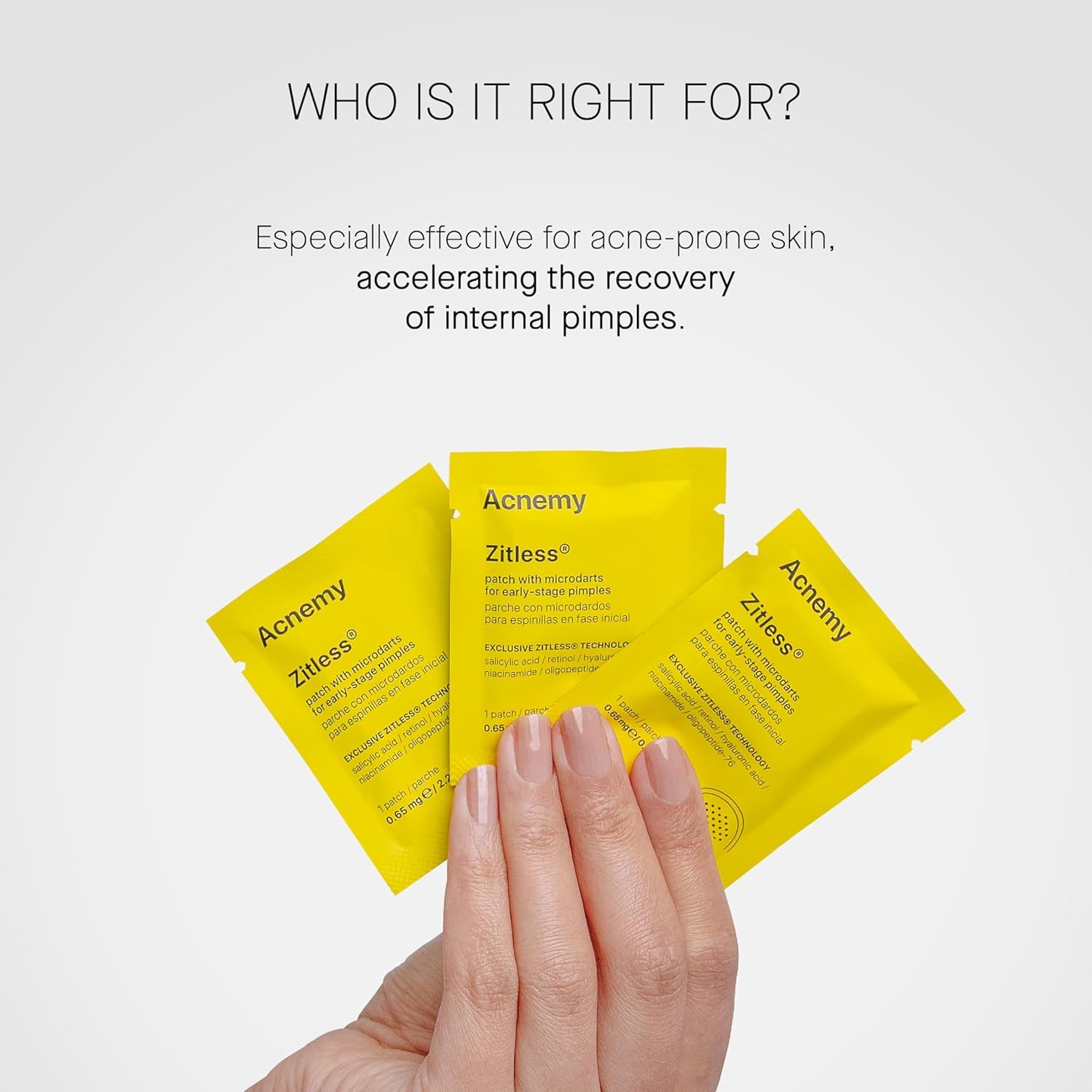 ZITLESS® - 5 X Patches with Microdarts for Early-Stage Pimples