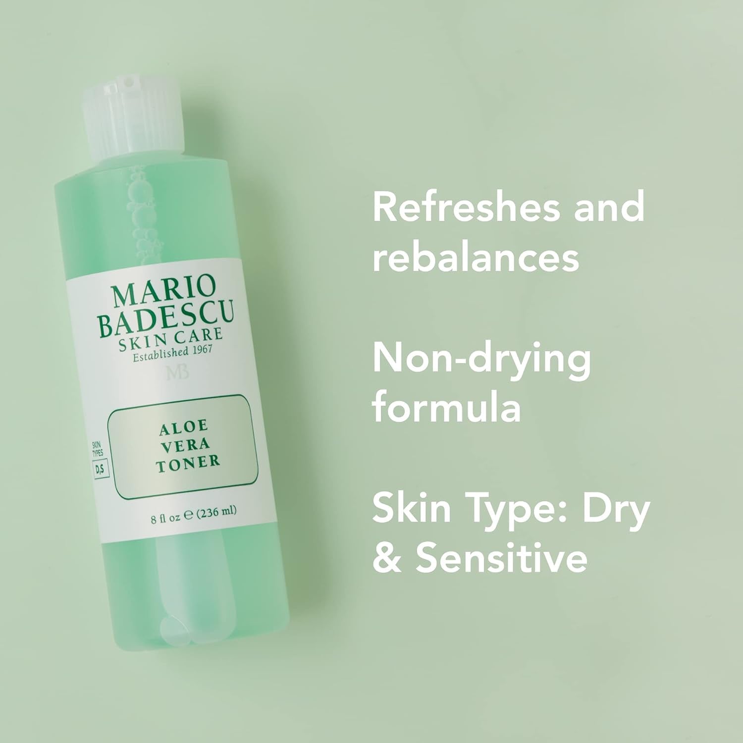 Aloe Vera Toner for Face | Hydrating Facial Toner for Dry and Sensitive Skin | Gentle Astringent for Face with Aloe Vera to Soothe, Refresh, and Balance Skin | Skincare for Men and Women