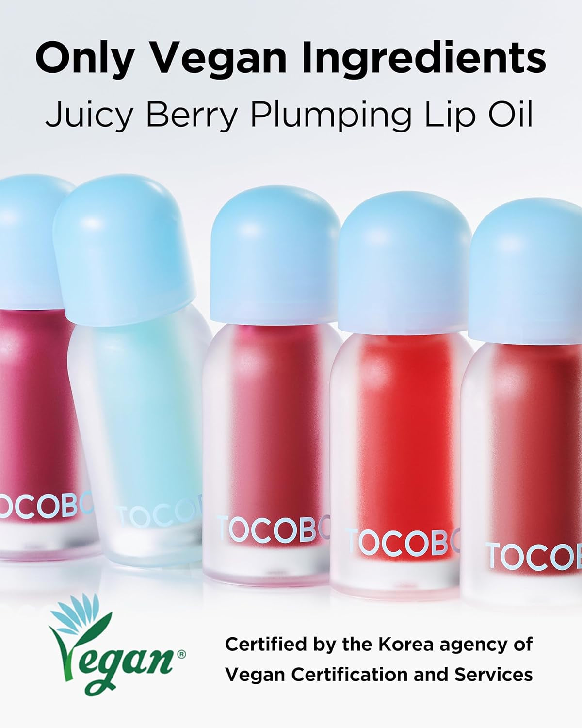 Juicy Berry Plumping Lip Oil 02 Berry Brandy – Korean Vegan Hydrating Lip Oil with Plant Oils for High Shine Gloss - Non Sticky Formula for All Skin Tones, 0.12 Fl.Oz.