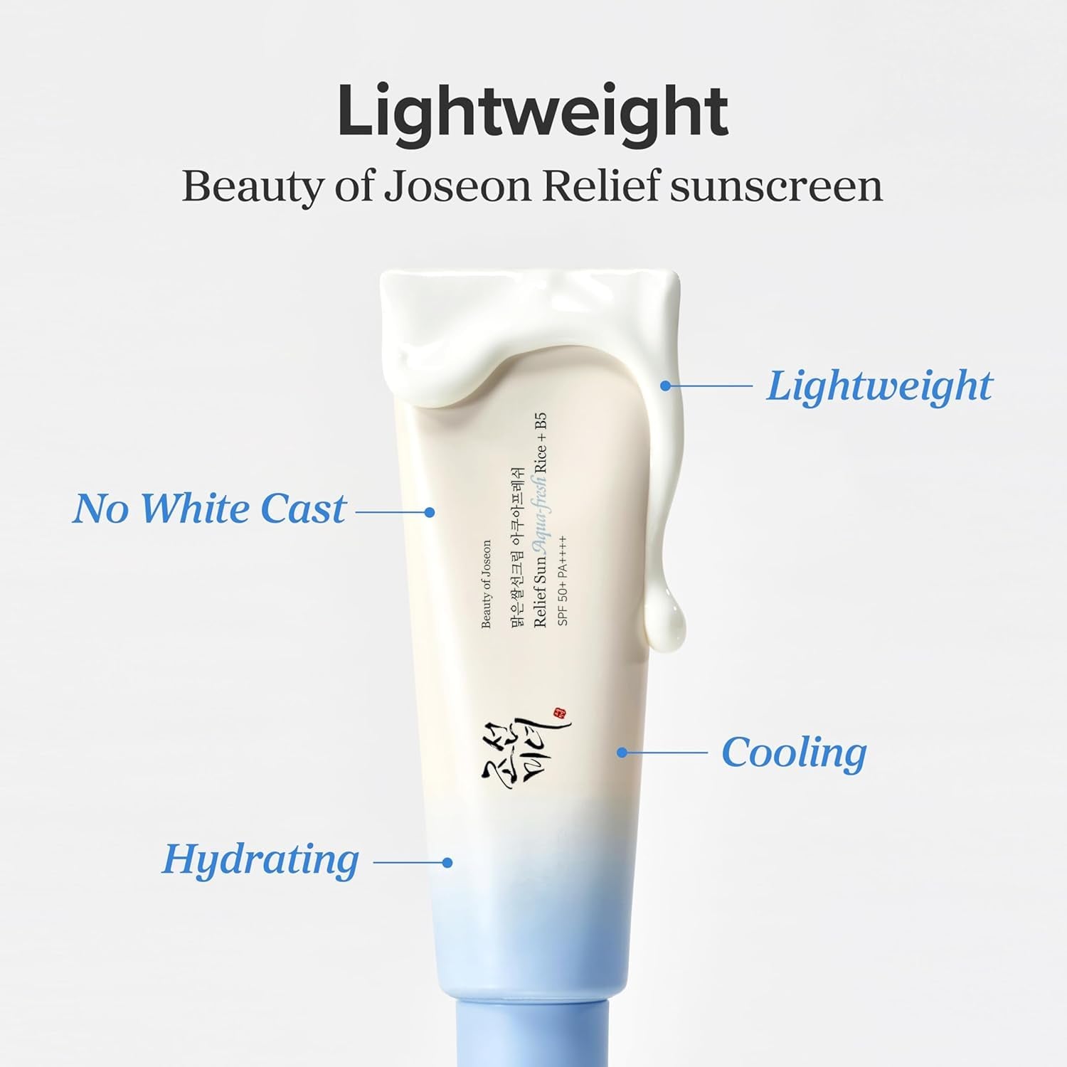 BEAUTY of JOSEON Relief Sun Aqua-Fresh Rice + B5 SPF 50+ PA++++ (50 Ml)