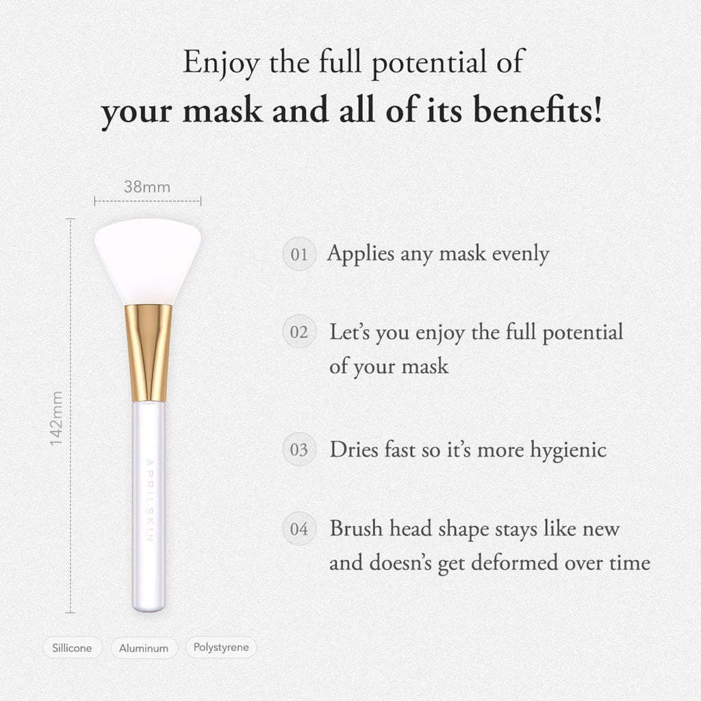 Jelly Brush | Mask Application Tool for Even Coverage | Skincare Enhancer | Durable Silicone | Easy to Clean | Face Mask Applicator | All Skin Types | Kbeauty Accessory | 1 Piece