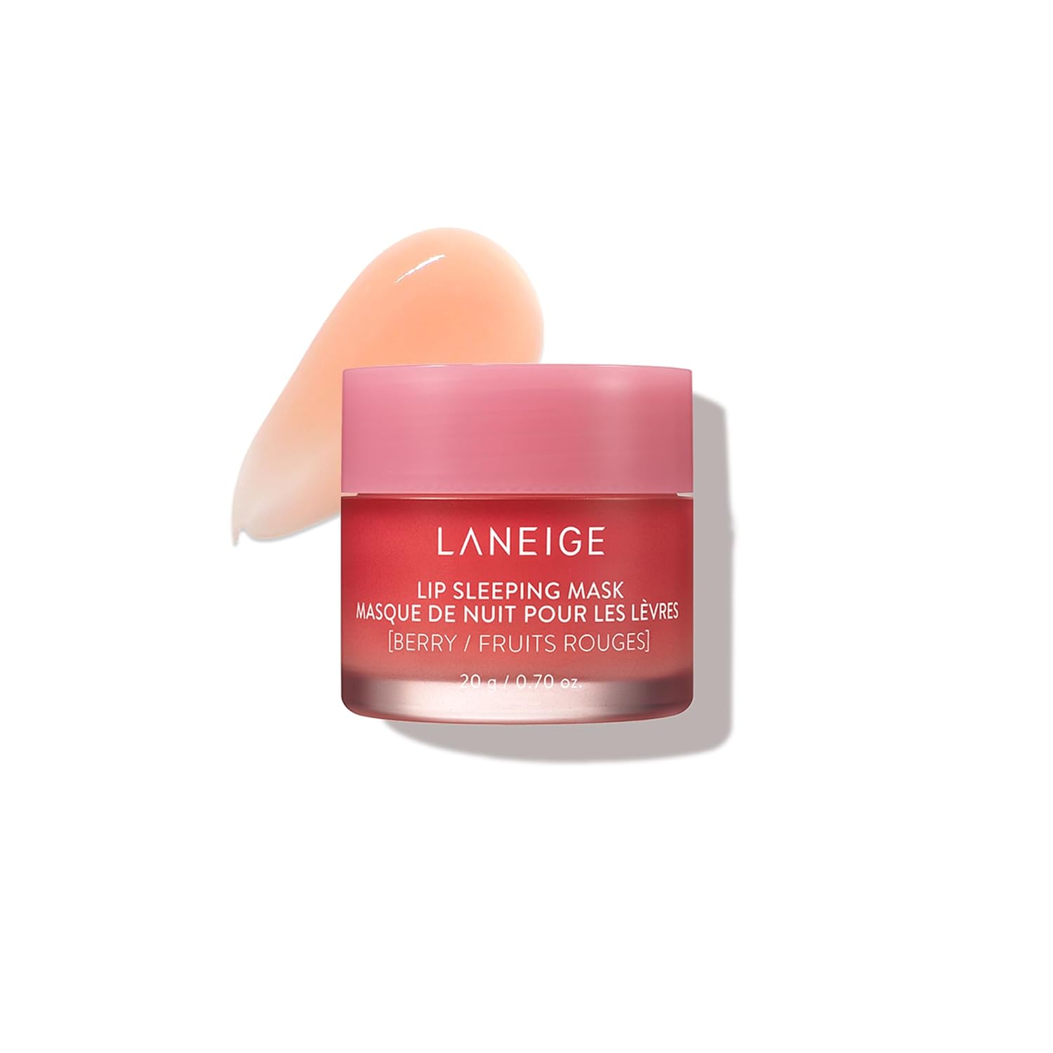 Lip Sleeping Mask: Nourishing Overnight Lip Treatment with Vitamin C, Shea & Murumuru Butter for Hydrating Dry, Flaky Lips