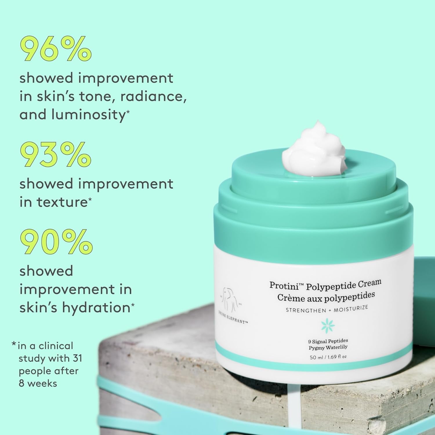 Protini Polypeptide Cream - Firming Moisturizer - Clean Clinical Skincare - Cruelty-Free - Dermatologist-Tested - Free of Essential Oils, Silicones, and Fragrance