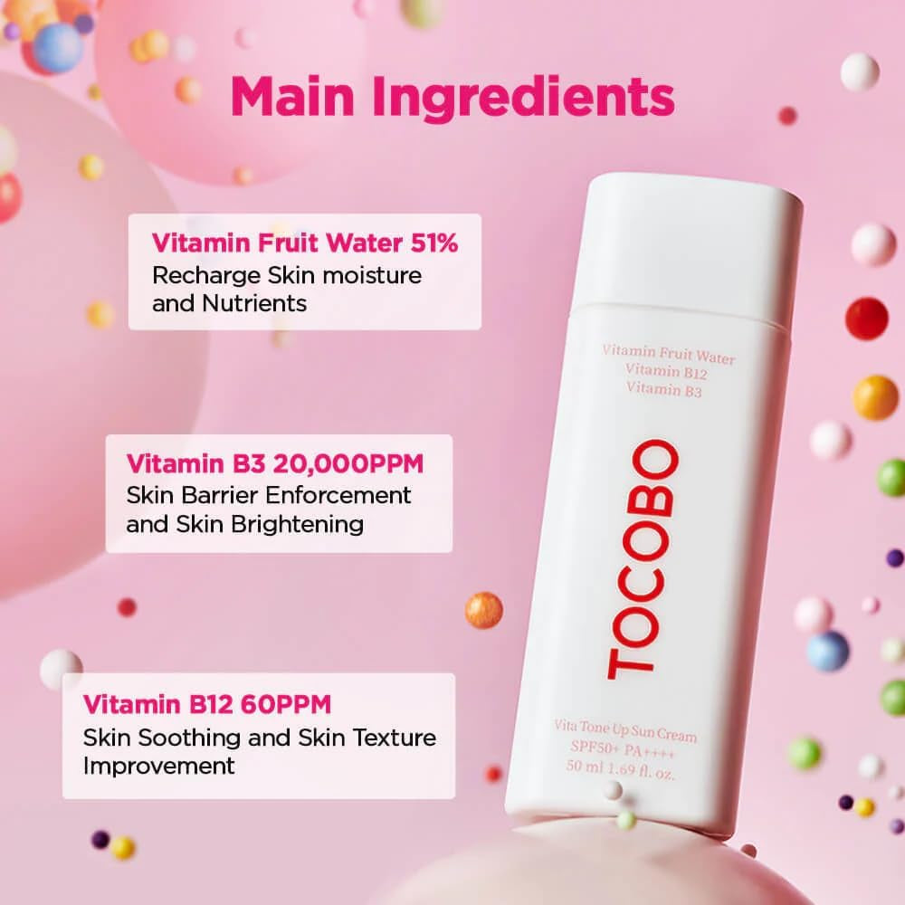Vita Crema Solar Tonificante SPF50+ PA++++ 50Ml 1.69 Fl.Oz